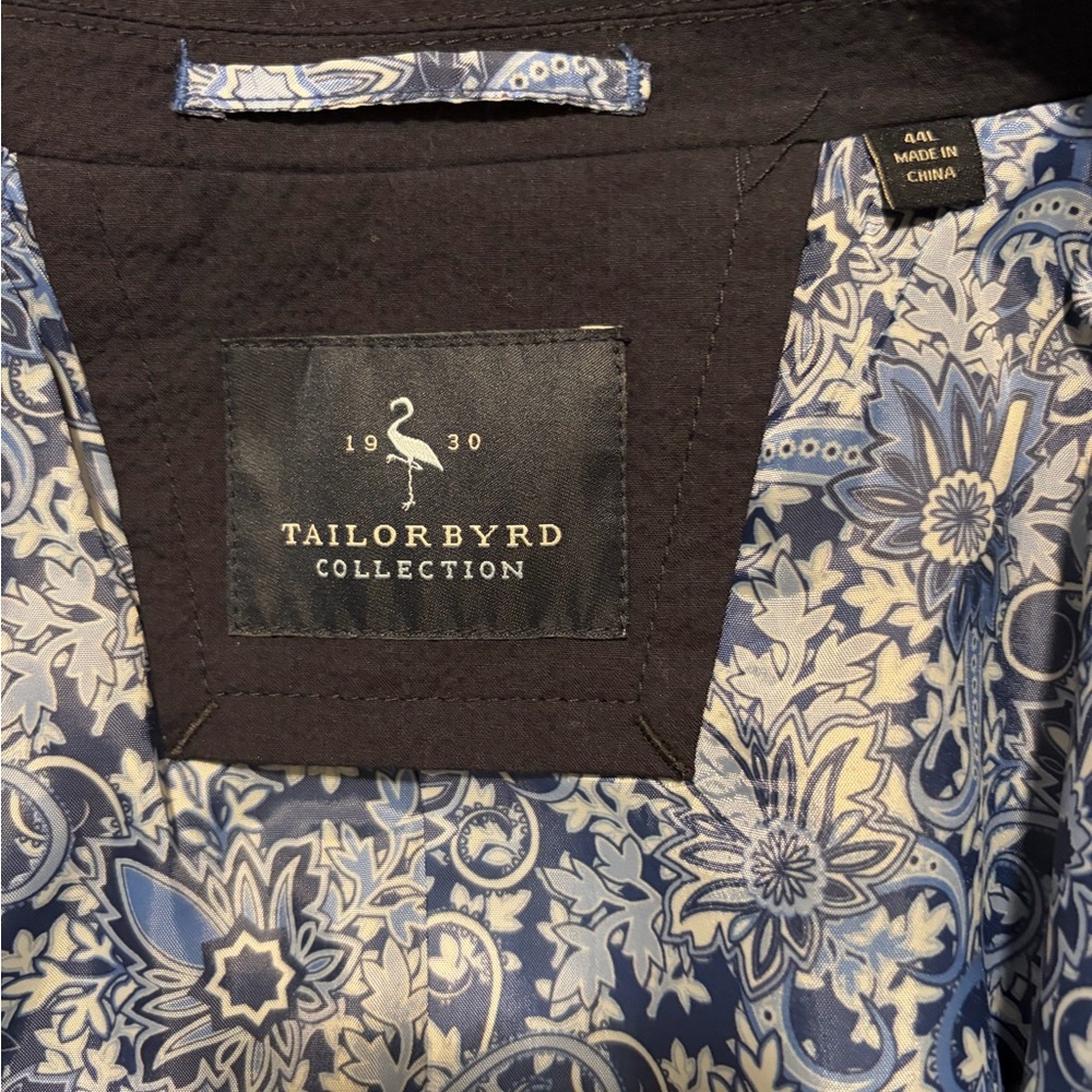 Tailorbyrd Mens Navy Seersucker Sport Coat - Picture 4 of 4